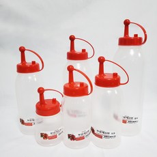 네오플 투명케찹병 업소용 주방용 소스병 소스통 케찹통, 10개, 770ml
