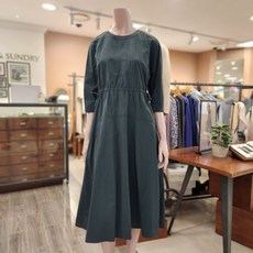 BCBG [올앤선드리] A멀린OP 원피스 _ A4M3O672 43 [D/GREEN] - bcbg