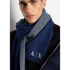 ARMANI EXCHANGE Scarf with embroidered logo 9546093F303118535 Black