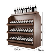 와인 진열장 디스플레이 쇼케이즈 와인랙 진열대 백화점 마트 진열, 레드 아일랜드, 1개