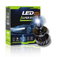 인텐스 자동차 LED 라이트 고광량 화이트 헤드라이트 (낱개입), H4, 1개