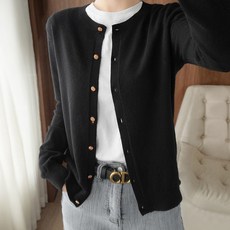 남자라운드넥가디건