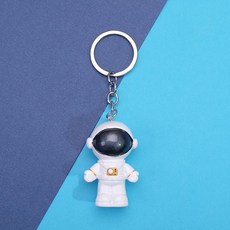 우주비행사키링 펜던트 커플 쌍 차키키링 독특한 메탈, AA