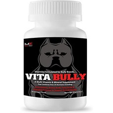 Vita Bully Vitamins for Bully Breeds: Pit Bulls American Bullies Exotic Bullies Bulldogs Pocket Bullies Made in The USA. (60 Vitamins) 60 Vitamins, 1개