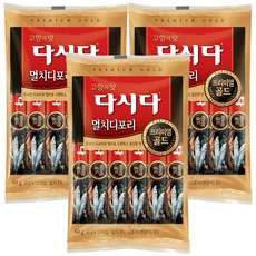 다시다 프리미엄골드 멸치디포리 12p, 60g, 3개