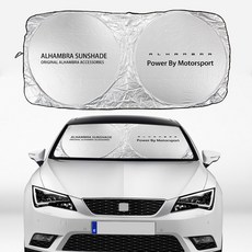 좌석 Arosa Exeo Ibiza Toledo Tarraco Alhambra Cordoba Atea Leon Altea Arona Mii 자동차 앞 유리 햇빛가리개 액세서리, Big For Alhambra, 1개