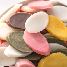 더바른 100% 국산 재료 오색떡국떡 550g 2인분이상 설 구정 쌀떡 냉장보관, 1개