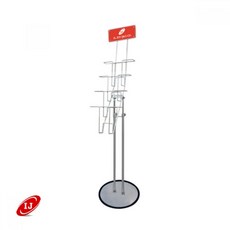 카다로그 스탠드 CDS-9-1S SILVER A4 4단 리플렛꽂이 리플렛거치대 잡지꽂이 카다로그꽂이 팜플렛꽂이 카다로그거치대 이젤 po, 단일상품