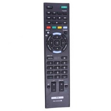 [해외] TV 원격 제어 교체 텔레비전 원격 제어 KDL32HX750 KDL40HX750 KDL46HX750 KDL40HX850 KDL46HX850, 검정