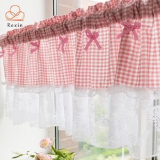 짧은창레이스커튼