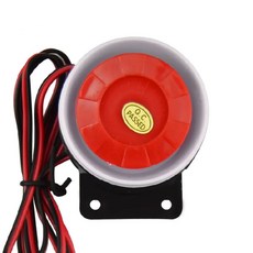 부저 경보 트위터 도난 방지 압전 사이렌 방수 자동차 경적 12V 24V 220V, [02] 220v, 2) 220v, 1개