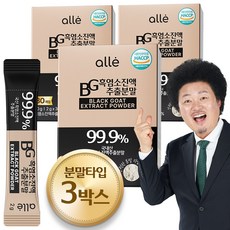 흑염소 진액 스틱 분말 알레, 3박스, 60g