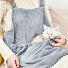 PET 강아지 그루밍 캥거루 앞치마 포대기 고양이 담요, 1개, 그루밍앞치마