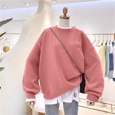 주디엘리 봄 가을용 얇은 간절기 맨투맨