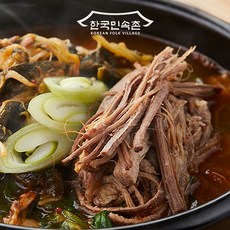 한국민속촌 한우국밥 600g x 8팩 총 4.8kg 16인분, 없음