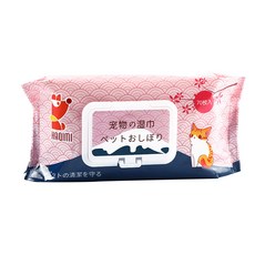 80 개/대 애완 동물 닦아 고양이 안전 성분 새끼 고양이 강아지 부드러운 젖은 젖은 냄새 제거, A, 1개