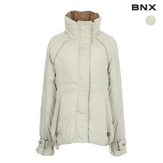 [2020 겨울] [BNX] 레터링 자수 스트링 패딩 점퍼