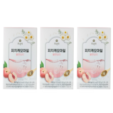 오가다 피치캐모마일 블렌딩티 400g (20g x 20스틱) x 3개, 20g