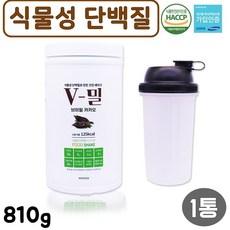 HACCP 해썹 식약처 인증 초코맛 코코아 카제인 단백질 프로틴 파우더 게이너 웨이 비건 채식주의 식물성단백질 트레오닌 히스티딘 식물 아미노산 보충제 ISP 풋사과 레몬밤 와일드망고 과일 채소 곡물 복합, 1통, 810g