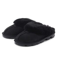UGG 어그 우먼스 코케트 털 슬리퍼 5125-BLK