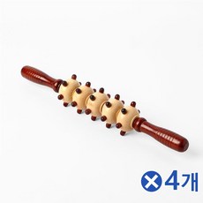 PAO403274지압 롤러형 안마봉x4개 셀프안마기 목마사지 목안마