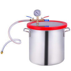 진공 실리콘 에폭시 교반 탈포기 혼합기 3 gal 챔버 스테인레스 스틸 12l 스틸, 3갤런, 1개