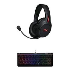 하이퍼 X HyperX Cloud Flight wireless gaming 헤드 세트 HX-HSCF-BKAM+ HyperX Alloy Core RGBgaming 키, One Color_3 헤드 세트+마우스 세트, One Color, 상세 설명 참조2