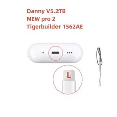 2024 TWS 블루투스 5.3 이어폰 무선 헤드폰 Tigerbuilder by airoha 1562AE 하이 퀄리티 모델 Danny PRO 2 V5.2TB 신제품, 1) V5.2TB-L, 없음