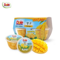 Dole 돌 후룻볼 망고(4개입) x 6팩/간편과일, 6개