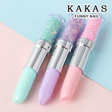 [퍼니네일] 크리스탈 스톤픽커 3color 보석십자수 펜 립스틱 스톤픽커, 크리스탈 스톤픽커-02.바이올렛, 1개