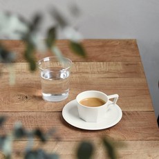 킨토 OCT 커피잔 세트 80ml 220ml 300ml/화이트 블랙, 220ml-화이트