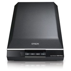 Epson Perfection V600 Photo Scanner (Event Manager Copy Utility Adobe Photoshop) Black/Silver, 단일상품
