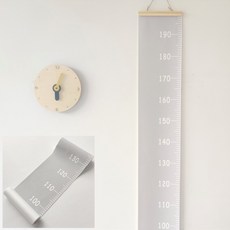 벽걸이 키재기 자 아기성장관리 어린이 유아 키 측정기, 그린