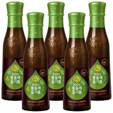 백설 통들깨 들기름, 160ml, 5개
