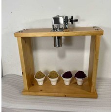 몽블랑 제조기 디저트 카페 수동 머신 국수 모양, 상세페이지 참고, 원목색 강철 2개