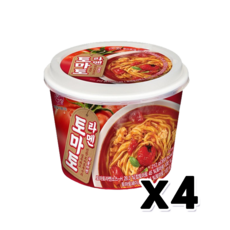 한일 토마토라멘컵 컵라면 212g x 4개