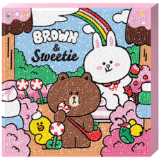 라인프렌즈보석십자수