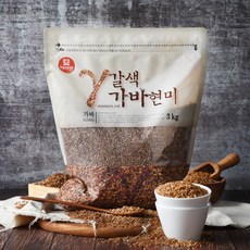 두보식품 국산 갈색가바 현미 3kg, 1봉