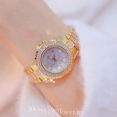 손목큐빅팔찌시계