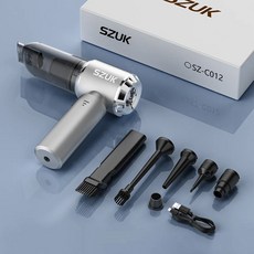 SZUK 180000PA 미니 자동차 진공 청소기 휴대용 강력한 청소 기계 가전 제품 자동차 무선 진공 청소기, Max 4hapa bag