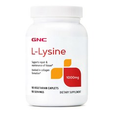 GNC 엘 라이신 1000mg 90정 (타블렛) L Lysine 90tabs, 1개