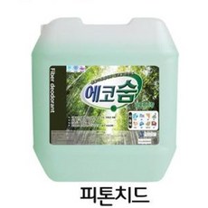 섬유탈취제 에코숨 - 피톤치드 업소용 대용량 섬유 탈취제 말통 18.75L, 1개