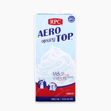 에어로탑 휘핑크림 냉장 1L., 1kg, 1개, 1L