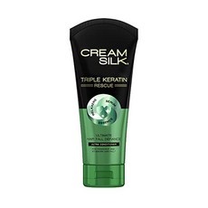 Cream Silk Triple Keratin Rescue Utimate Hairfall Defiance Green 크림실크 트리플 케라틴, 1개, 170ml