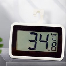키밍_냉장고_온도계_디지털_냉동고_업소용_가정용 2C94, 화이트+블랙, 1개