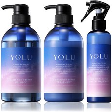 YOLU 열 | 샴푸 트리트먼트 헤어 미스트 3종 세트 캄나이트 리페어 헤어워터 헤어 트리트먼트 잠버릇 고치기, 1개