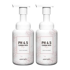 해피바스 PH4.5 약산성 로즈 버블 여성청결제 250g 2입, 2개