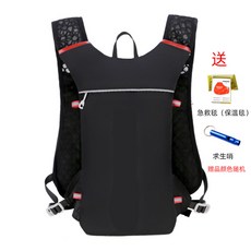 others 크로스 오 버 워 터 백 팩 5L 남녀 초 경 마라톤 자전거 여행 등산 야외 운동 더 블 숄 전문 패키지 구급 담요 구 생 보초, 상세페이지 참조