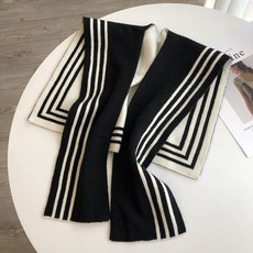 간절기 배색 레이어드 니트 가디건 어깨숄 머플러 케이프 여자 가을 따뜻한 니트숄 3color