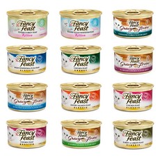  퓨리나 팬시피스트 오리지날 24개 고양이캔, 혼합(랜덤3종), 48개 